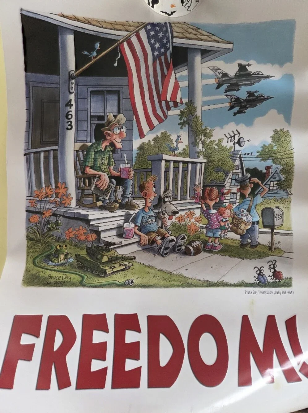 2 Bruce Day Idaho Illustrations Posters 18 X 24